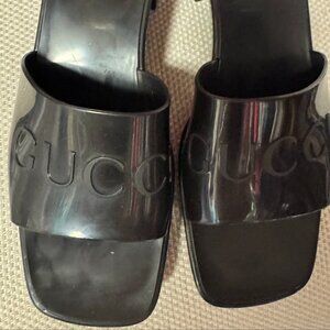 Gucci Rubber platform Shoes size 9.5